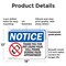 Signmission No Cell Phone During Your Appointment, 18 in W x Rectangle, Plastic OS-2PACK-NS-P-1218-L-16024 - alternate 8